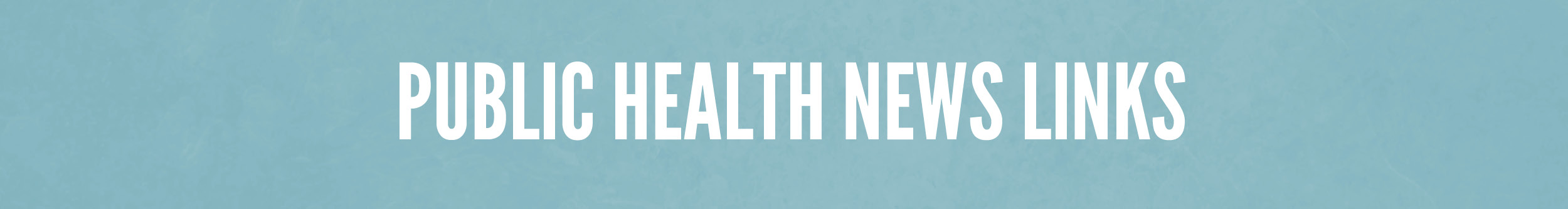 public health news links header